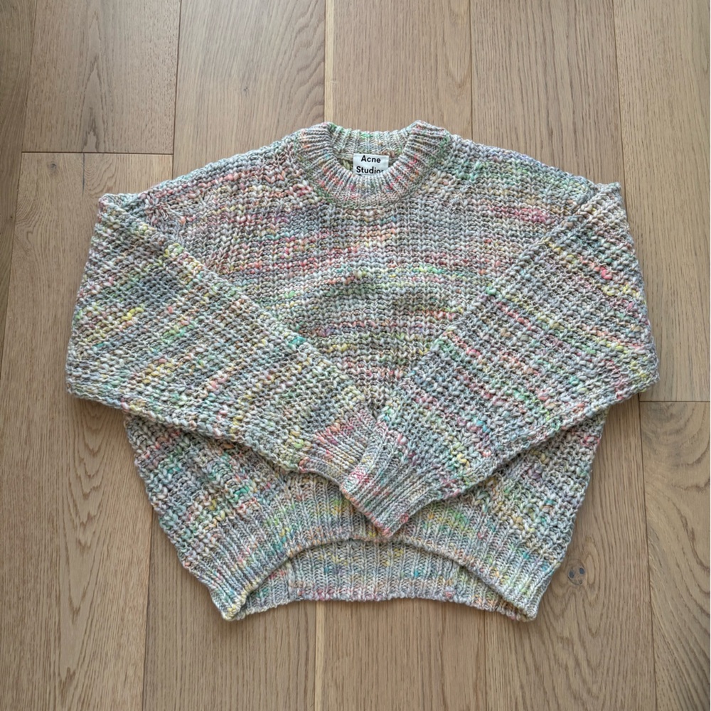 Acne Studios Zora Pastel Knit Sweater